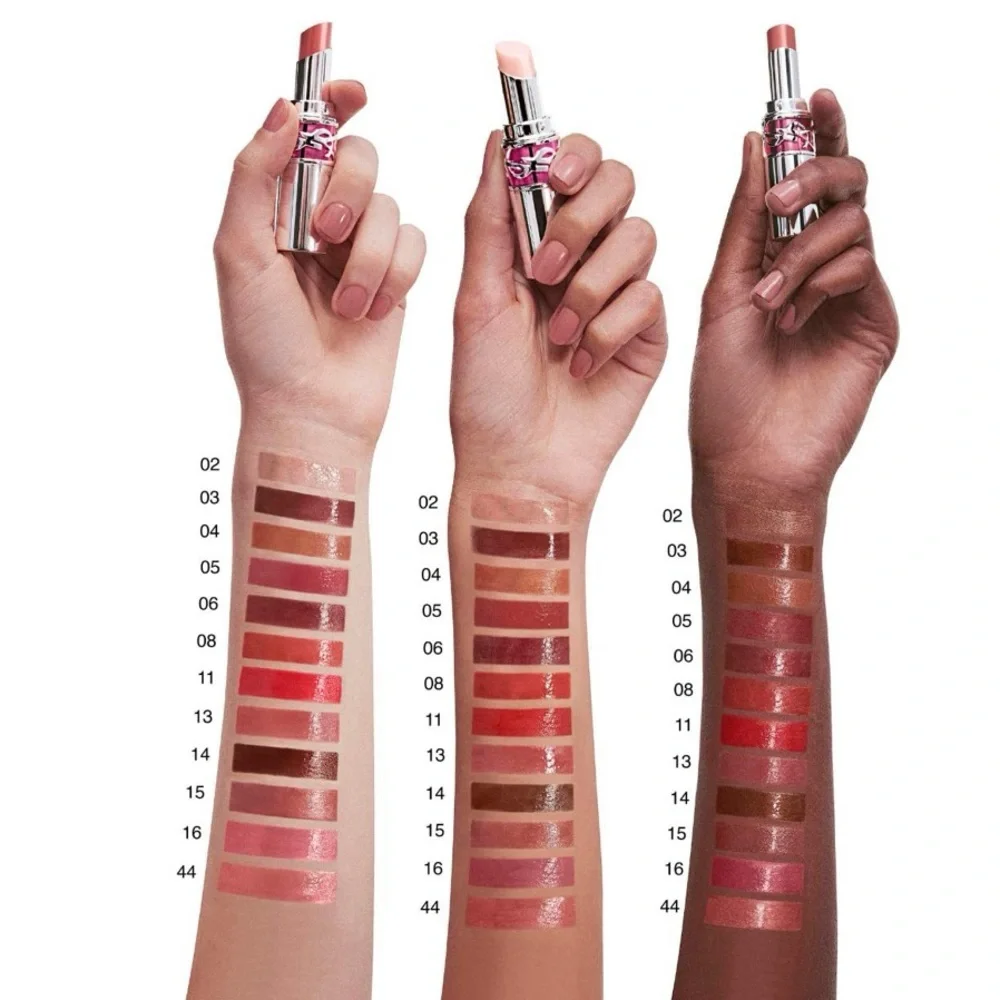 🫦 YSL Loveshine Candy Glaze Lip Gloss Stick - 15 Showcasing Nude